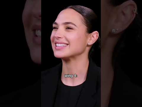 Gal Gadot's reaction to every wing on Hot Ones 😅