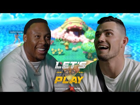 Let's Play: Drue and Uchenna Battle in Smash Bros | LA Chargers video clip