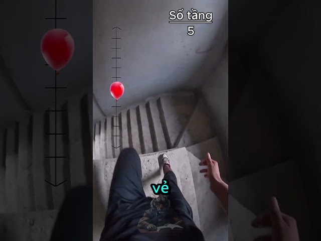 Đua Với Bong Bóng Từ Tầng 10 😳