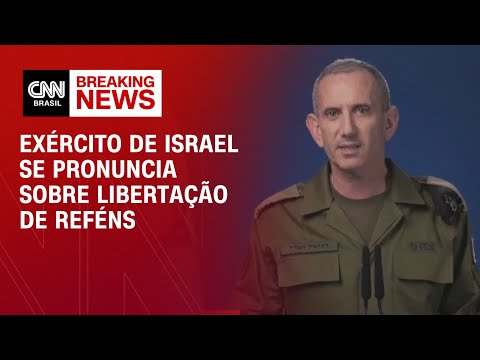 Exército de Israel se pronuncia sobre libertação de reféns | CNN NEWSROOM