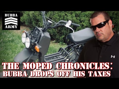 THE MOPED CHRONICLES: Bubba Drops Off His Taxes - BTLS Vlog