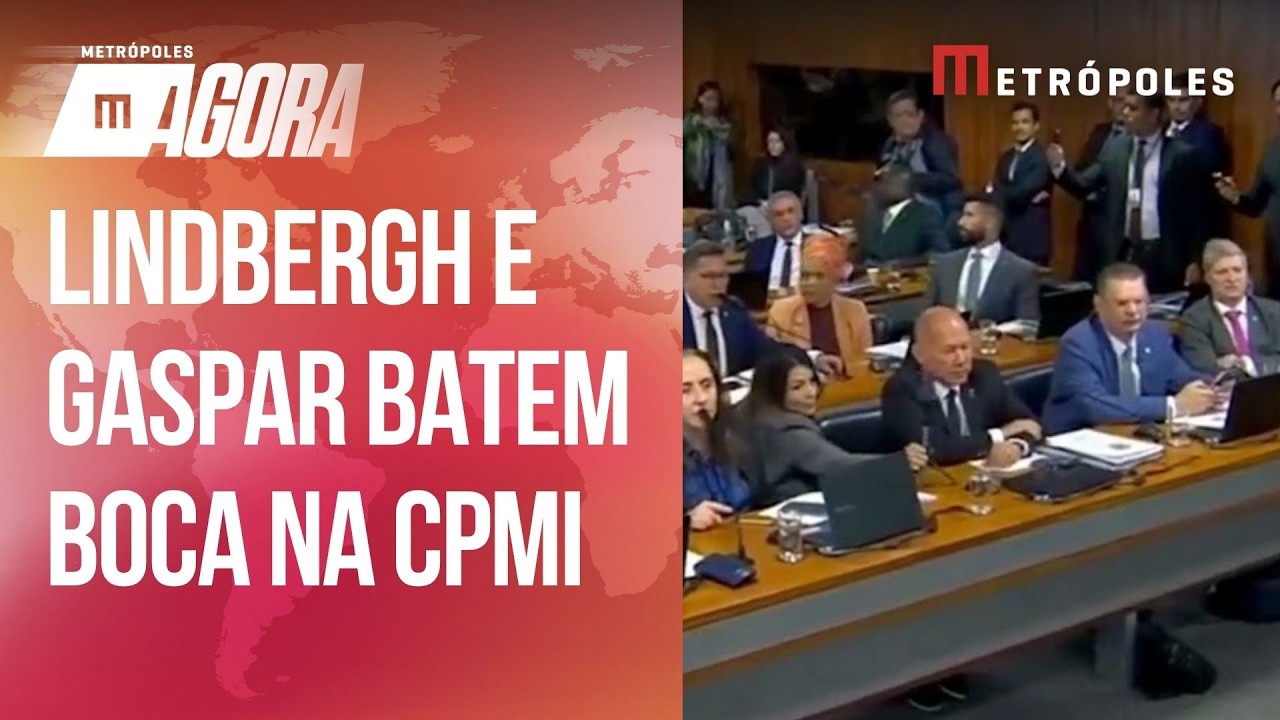 Barraco na CPMI deputados Lindbergh e Gaspar batem boca