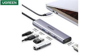 Pratinjau video produk UGREEN USB Hub Type C 5in1 USB Type C USB 3.0 USB 2.0 HDMI 4K - CM478