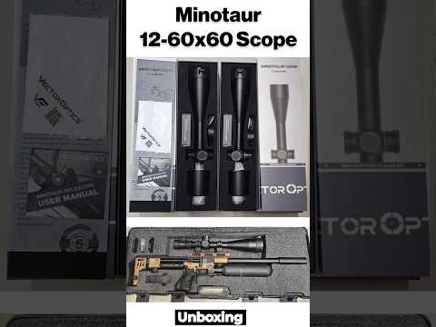 🔥 Minotaur 12-60x60 Gen 2 scope unboxing – Benchrest Shooter's Dream!  #savajoutdoors #shorts