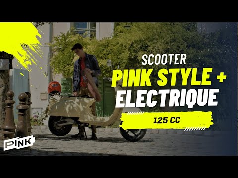 Pink Style Plus 125cc - Le scooter électrique rétro et techno