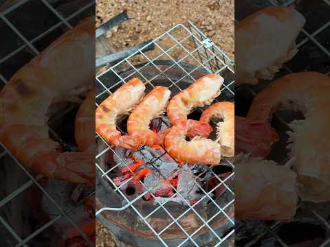 กุ้งย่างเด้งๆ อร่อยสุดๆ 🦞😋 #กุ้งย่าง #ลองดู #ฝากติดตาม #หมูหมีจัดให้ #เอ็นจอยคับผม