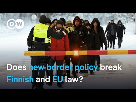 Finnish parliament approves law to block ayslum seekers at Russian border | DW News
