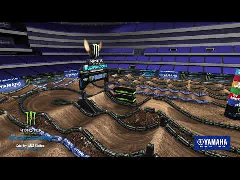 Supercross Yamaha Virtual Track Map - Round 10 - Arlington