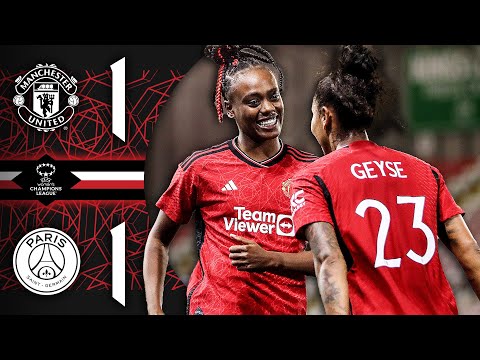 All To Play For! 👏 | Man Utd 1-1 PSG | Women's Champions League Highlights