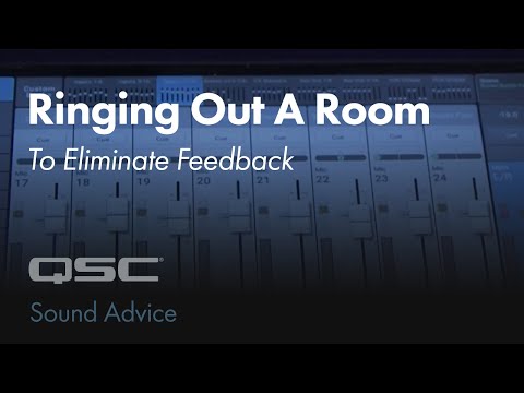 How to Ring Out a Room (mains and monitors) to Eliminate Feedback