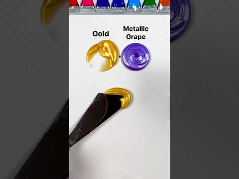 Satisfying color recipes #colormixing #paintmixing #tappingsounds #asmrart #satisfying