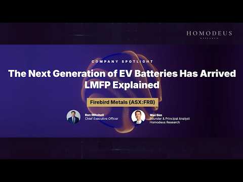 The Next Battery Revolution? Why LMFP Could Transform Electric Vehicles | Firebird Metals CEO