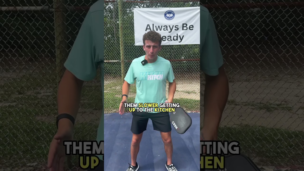 Serving Placement Strategy! #pickleball #pickleballtips #shorts