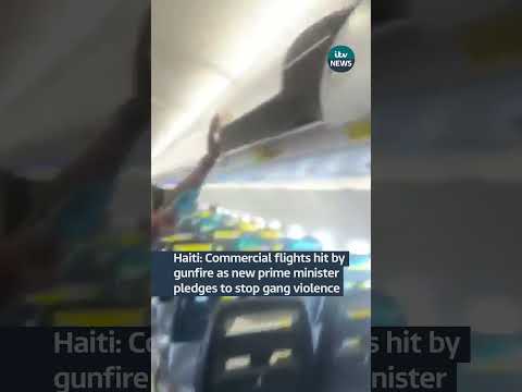 Two planes were hit by gunfire over Haiti’s capital | ITV News
