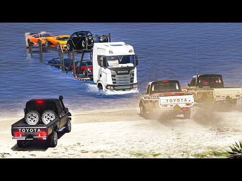 غرق شاحنة المواتر في السيل لكن تجي فزعة رعاة الشاص والوزير يكرمهم بعد فشل الشرطة || فلم قراند 5