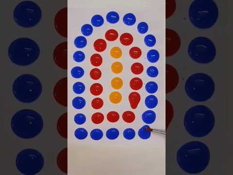 🔵🔴🟠 #art #satisfyingasmr #painting #watercolorpainting #asmrsatisfying #coloring