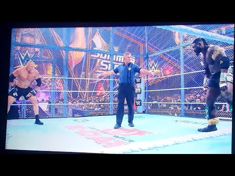 Summerslam 2026: Brock Lesnar VS Oba Femi - Hell in a Cell Match