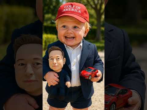 "Baby Trump Responds: ‘Elon’s Crying Over His EV Toys!’"