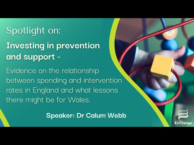 'Investing in Prevention and Support: Evidence on the relationship between spending and intervention rates in England and what lessons there might be for Wales.' 

Speaker: Calum Webb

Calum Webb presents findings of an analysis of the association between spending on preventative and supportive children and family services and child welfare interventions in England, and discusses the implications for Wales and the need to reinvest in family support services during this time of crisis and reform in children's social care.

Find out more and sign up to our upcoming ExChange Wales events:
https://www.exchangewales.org/events/
------------------------------------------------

Located within the Cardiff University School of Social Sciences, CASCADE Research Centre is concerned with all aspects of community-based responses to social needs in children and families, including family support services, children in need services, child protection, and looking after children and adoption.
https://cascadewales.org/

​ExChange is a project within CASCADE. ExChange an all-Wales network that brings the stakeholders in social care together to share experiences and expertise, and to learn from one another through free events and online resources. Our aim is to improve social work and social care services by creating dialogue and ongoing relationships between people with different types of expertise, informed by recent and current research.
https://www.exchangewales.org/

Mae Canolfan Ymchwil CASCADE wedi'i lleoli o fewn Ysgol y Gwyddorau Cymdeithasol ym Mhrifysgol Caerdydd. Mae’n ymwneud â phob agwedd ar ymatebion cymunedol i anghenion cymdeithasol plant a theuluoedd, gan gynnwys gwasanaethau cymorth i deuluoedd, gwasanaethau i blant mewn angen, amddiffyn plant, plant sy'n derbyn gofal, a mabwysiadu.
https://cascadewales.org/

​Mae ExChange yn brosiect o fewn CASCADE. Rhwydwaith Cymru-gyfan yw ExChange. Ei nod yw dod â'r holl randdeiliaid o fewn gofal cymdeithasol ynghyd i rannu profiadau ac arbenigedd, ac i ddysgu o'i gilydd drwy adnoddau ar-lein a digwyddiadau rhad ac am ddim. Ein nod yw gwella gwaith cymdeithasol a gwasanaethau gofal cymdeithasol drwy sbarduno trafodaeth a meithrin perthnasau parhaus rhwng pobl â gwahanol fathau o arbenigedd, ar sail ymchwil diweddar a chyfredol.
https://www.exchangewales.org/