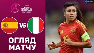 Іспанія – Італія. Дівочий чемпіонат Європи 2025 (U-19), півфінал / Огляд матчу