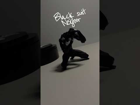 POSING MESS TOYS BLACK SUIT NEIGHBOR #shfiguarts #tamashiination #spiderman #symbiotespiderman #toy