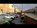 Dozens of cars collapse into 200-meter-long sinkhole in Florence, Italy