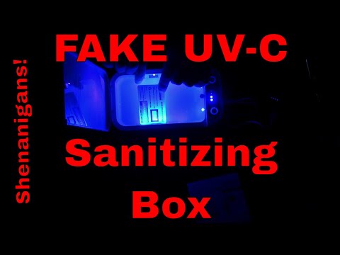 Fake UVC Sanitizer Box