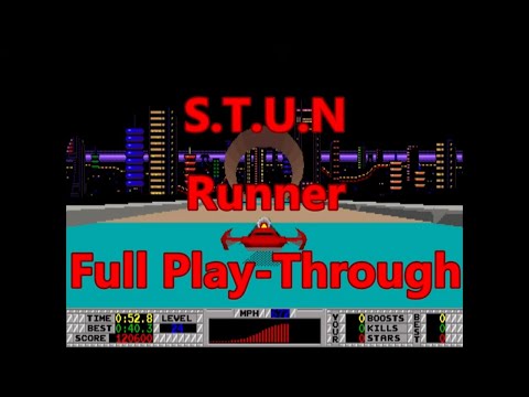 S.T.U.N. Runner (1989) [Arcade] Longplay Full Game