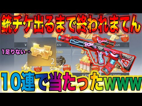 【荒野行動】銃チケ出るまで課金終われまてんやったら奇跡の10連wwwwwwwwある意味事故wwwwwwwwwwww