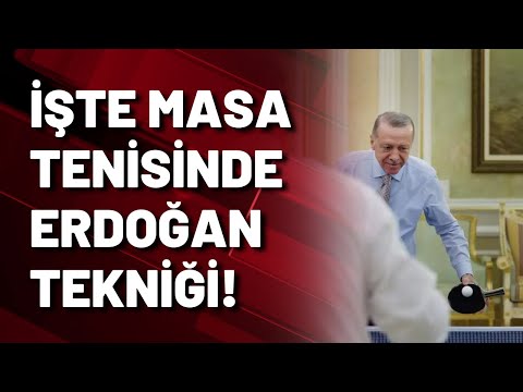 Erdoğan, Tokayev ile masa tenisi oynadı