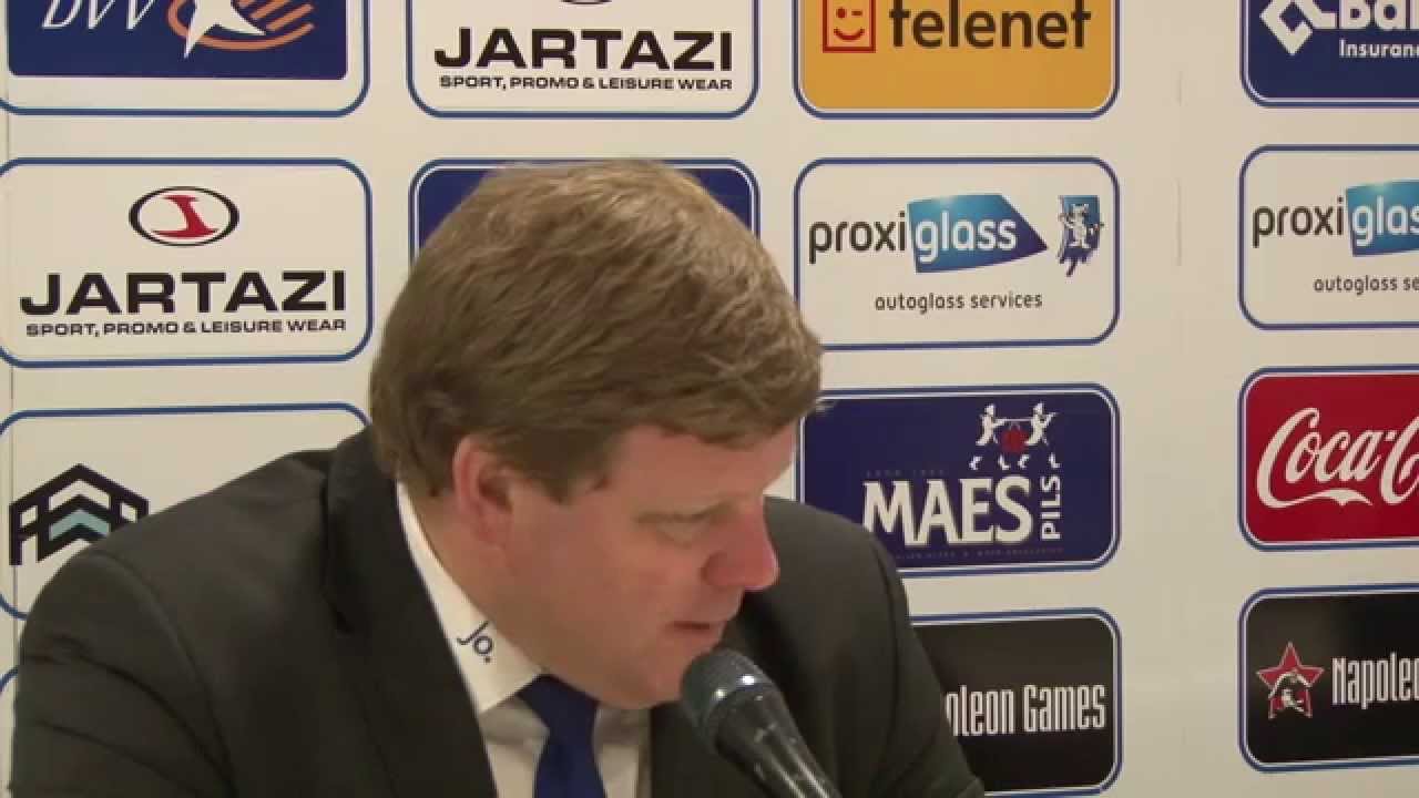 Persconferentie na KAA Gent - KVC Westerlo