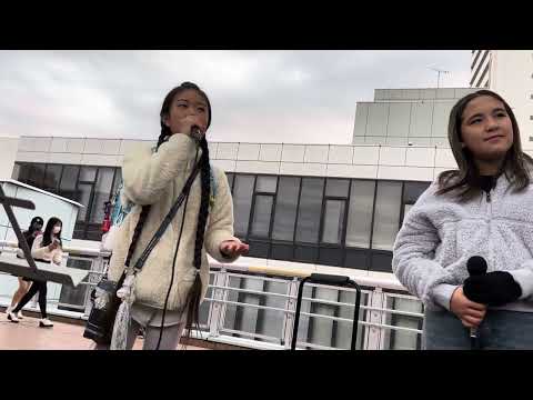 @nanainanaihanda  #ランドセルシンガーソングライター #海老名駅 東口広場 #路上LIVE #なないchan&リアchan コラボ歌うま #2023.11.11.(土)15:00~