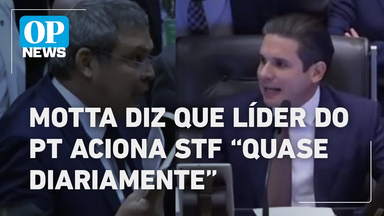 Motta ironiza e diz que líder do PT aciona STF “quase diariamente” | O POVO NEWS