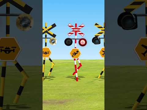 飛んで行っちゃう踏切の家　#Shorts