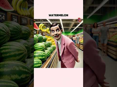 When Mr.Bean goes to Brainrot Mart 🍉🍌🥶 #brainrot #italianbrainrot #mrbean #comedy #memes