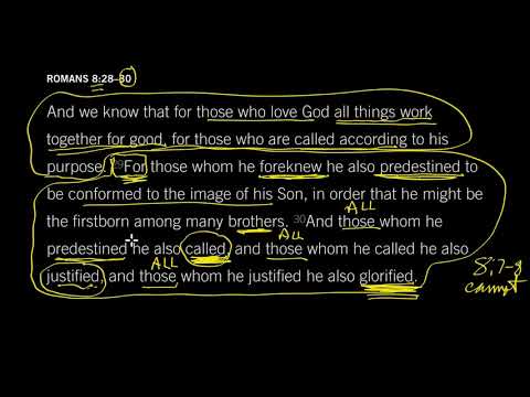 Predestined, Called, Justified, Glorified: Romans 8:30