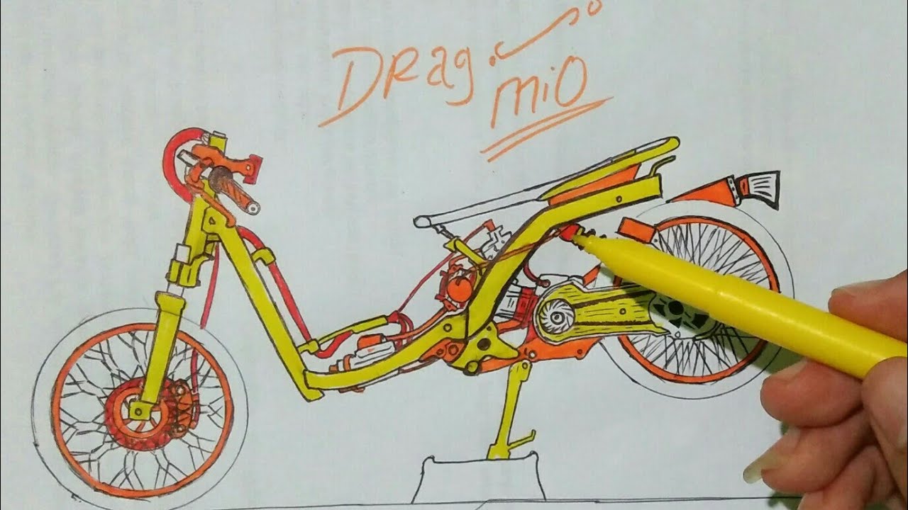 Cara Menggambar Drag Mio Kumpulan Gambar Drag Mio Matic Scoopi By Legit Drawgaming