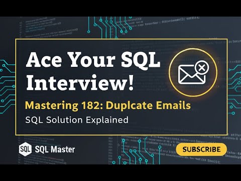 Leetcode # 182 - Duplicate Emails (PostgreSQL)