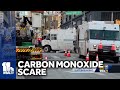 Roads close in Baltimore due to carbon monoxide leak