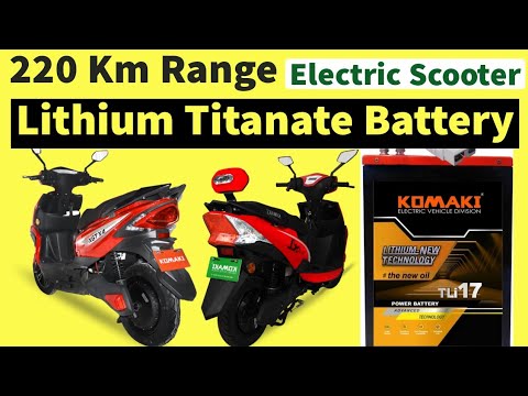 220 KM Range Lithium Titanate Electric Scooters in India - Komaki