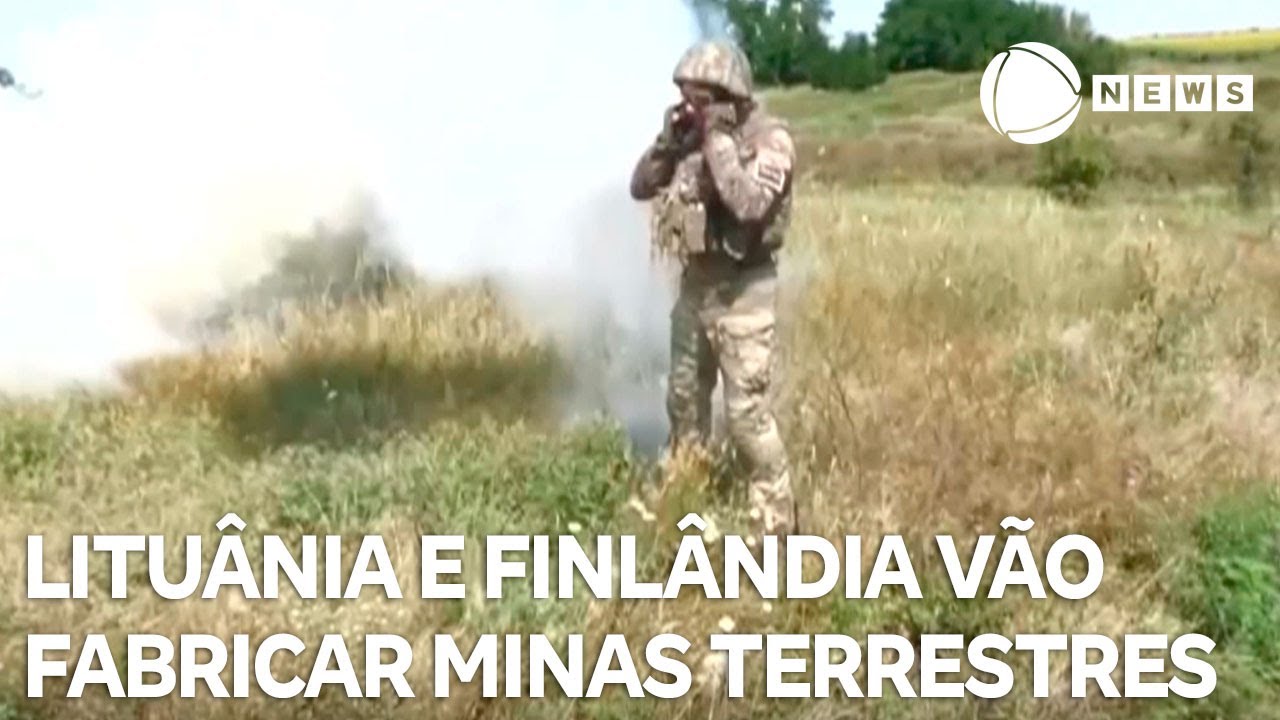 Lituânia e Finlândia vão fabricar minas terrestres antipessoal