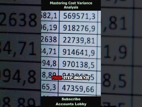 Mastering Cost Variance Analysis #money #basisofaccounting #accounting #trading #accountssolutions