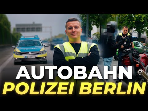 STREIFE auf der AUTOBAHN | Praktikum POLIZEI BERLIN