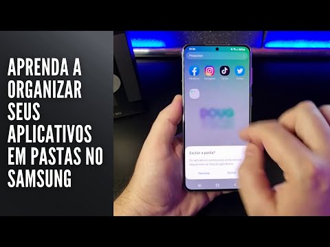 Aprenda a organizar seus aplicativos em pastas no Samsung