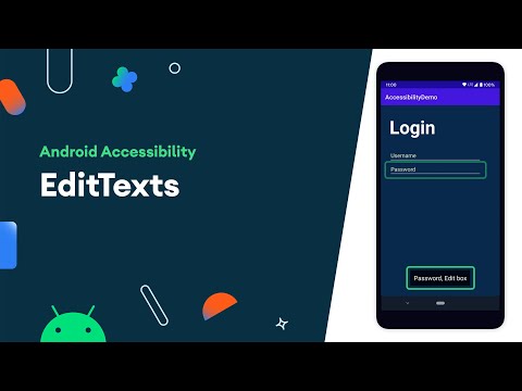 EditTexts – Accessibility on Android
