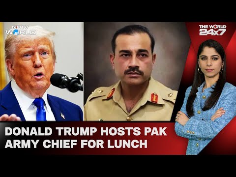 Trump Meets Asim Munir | Trump Munir Meet | Trump Meets Pak Army Chief Asim Munir | NDTV 24x7 Live