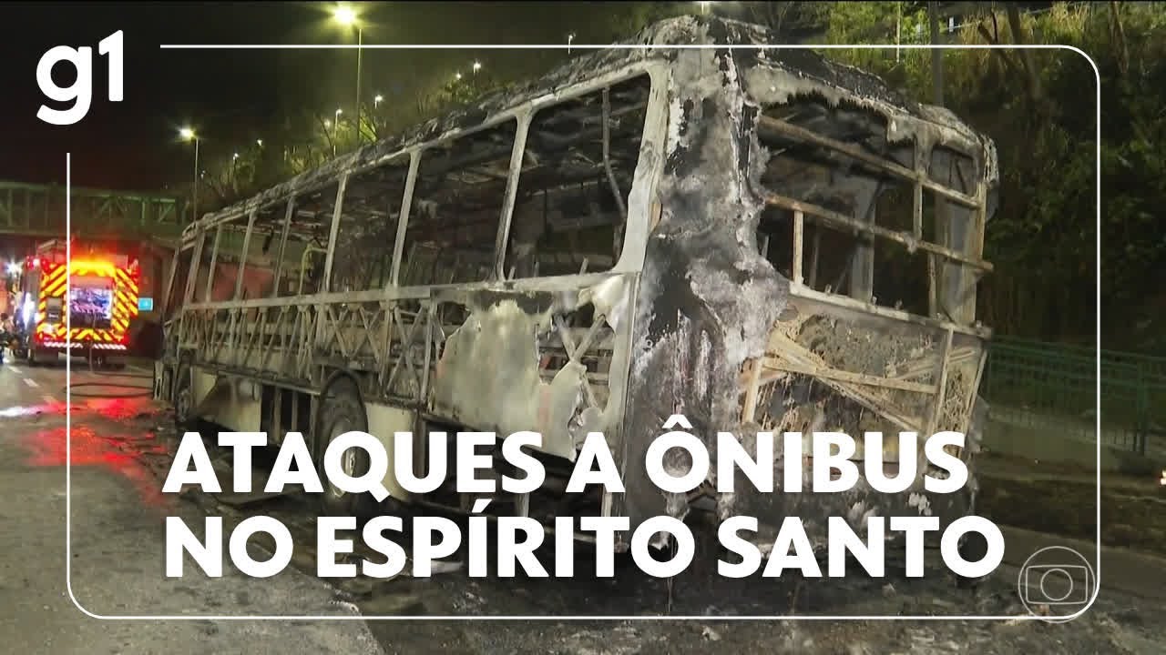 Criminosos atacaram mais de sete ônibus em Vitória, ES