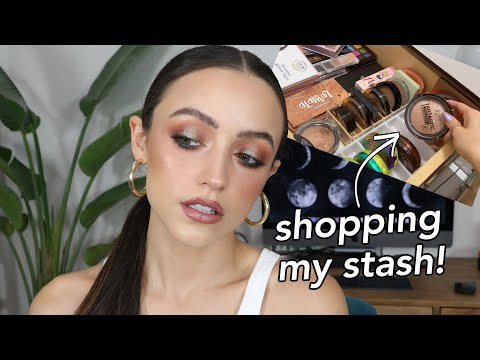 SHOP MY STASH! (discovering new & old makeup)