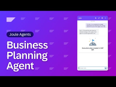 Joule Agents: SAP Business AI Planning Agents for Improved Decision-Making | Demo