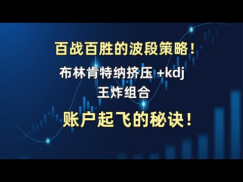852%收益！百战百胜的波段策略，布林肯特纳挤 +kdj 王炸组合，账户起飞的秘诀！#量化交易 #btc #以太坊 #投資 #比特币 #tradingview #技术分析 #交易策略